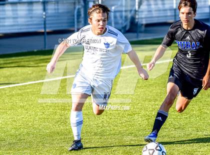 Thumbnail 3 in Washburn Rural vs Olathe West (KSHSAA 6A Championship) photogallery.