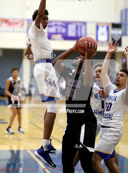 Thumbnail 3 in Grant vs. Newark Memorial (Nor Cal Tip Off Classic) photogallery.