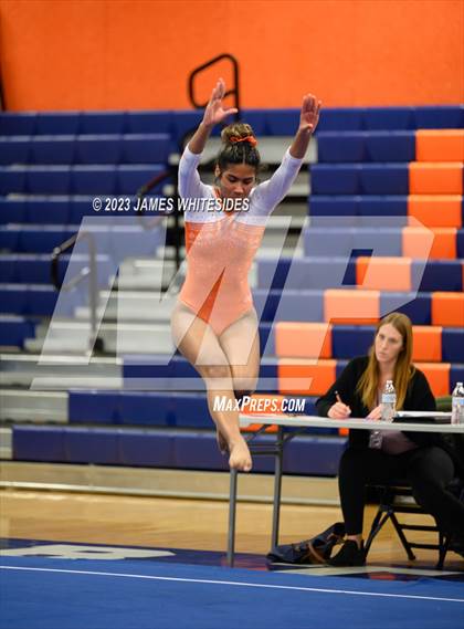 Thumbnail 2 in Hayfield Varsity Gymnastics @ West Springfield HS photogallery.