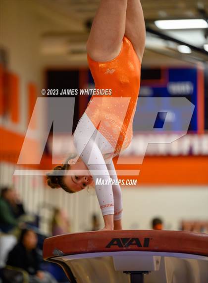 Thumbnail 3 in Hayfield Varsity Gymnastics @ West Springfield HS photogallery.