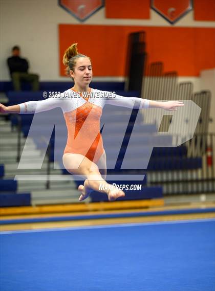 Thumbnail 2 in Hayfield Varsity Gymnastics @ West Springfield HS photogallery.