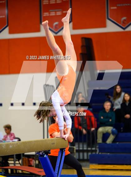 Thumbnail 2 in Hayfield Varsity Gymnastics @ West Springfield HS photogallery.