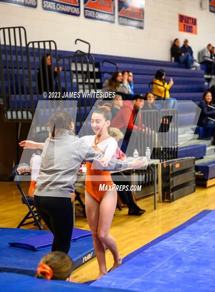 Thumbnail 1 in Hayfield Varsity Gymnastics @ West Springfield HS photogallery.