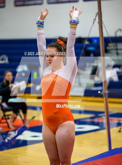 Thumbnail 2 in Hayfield Varsity Gymnastics @ West Springfield HS photogallery.