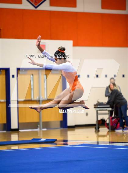 Thumbnail 3 in Hayfield Varsity Gymnastics @ West Springfield HS photogallery.
