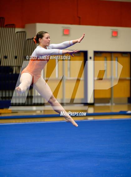 Thumbnail 3 in Hayfield Varsity Gymnastics @ West Springfield HS photogallery.