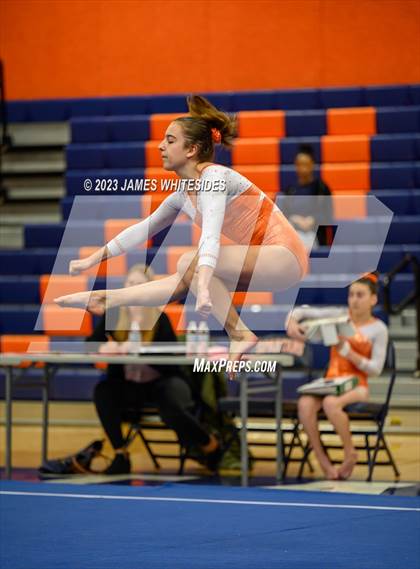 Thumbnail 1 in Hayfield Varsity Gymnastics @ West Springfield HS photogallery.