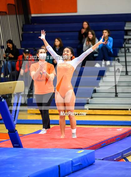Thumbnail 1 in Hayfield Varsity Gymnastics @ West Springfield HS photogallery.