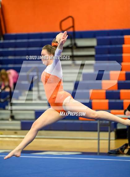 Thumbnail 2 in Hayfield Varsity Gymnastics @ West Springfield HS photogallery.