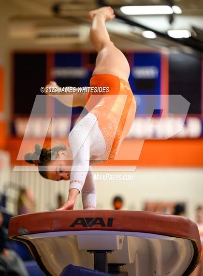 Thumbnail 3 in Hayfield Varsity Gymnastics @ West Springfield HS photogallery.