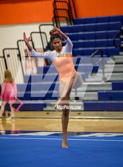 Thumbnail 3 in Hayfield Varsity Gymnastics @ West Springfield HS photogallery.