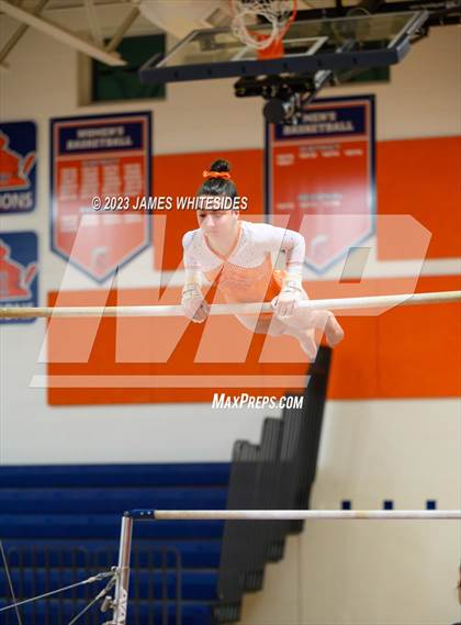 Thumbnail 3 in Hayfield Varsity Gymnastics @ West Springfield HS photogallery.