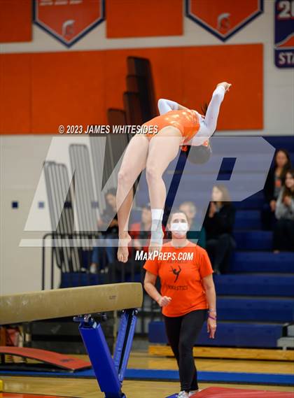 Thumbnail 2 in Hayfield Varsity Gymnastics @ West Springfield HS photogallery.