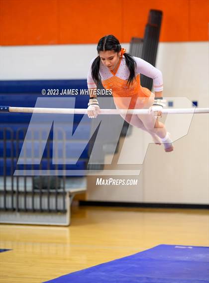 Thumbnail 3 in Hayfield Varsity Gymnastics @ West Springfield HS photogallery.