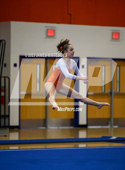 Thumbnail 2 in Hayfield Varsity Gymnastics @ West Springfield HS photogallery.
