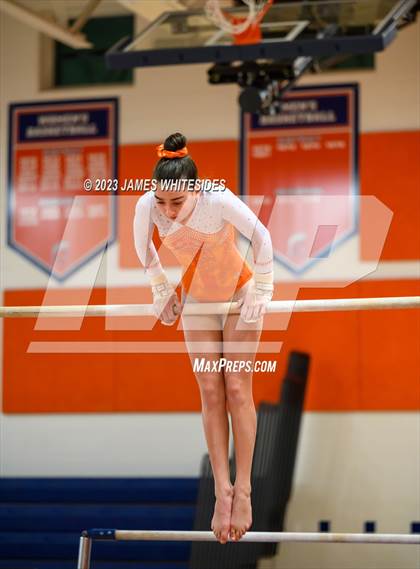 Thumbnail 2 in Hayfield Varsity Gymnastics @ West Springfield HS photogallery.