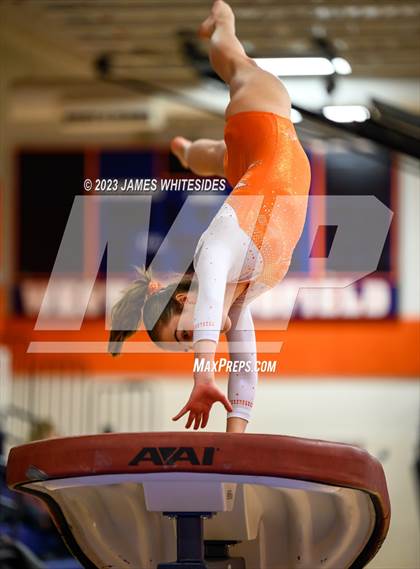 Thumbnail 1 in Hayfield Varsity Gymnastics @ West Springfield HS photogallery.