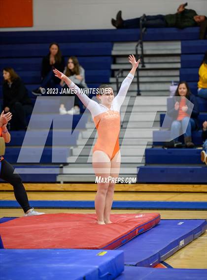 Thumbnail 3 in Hayfield Varsity Gymnastics @ West Springfield HS photogallery.