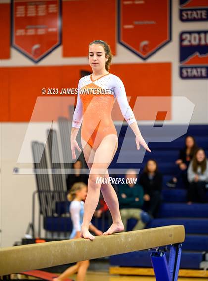 Thumbnail 3 in Hayfield Varsity Gymnastics @ West Springfield HS photogallery.