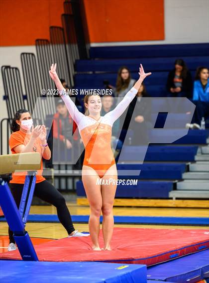 Thumbnail 3 in Hayfield Varsity Gymnastics @ West Springfield HS photogallery.