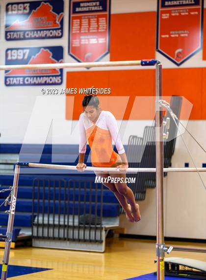 Thumbnail 3 in Hayfield Varsity Gymnastics @ West Springfield HS photogallery.