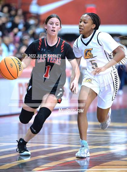 Thumbnail 3 in Clark vs Las Vegas (NIAA 4A State Final) photogallery.