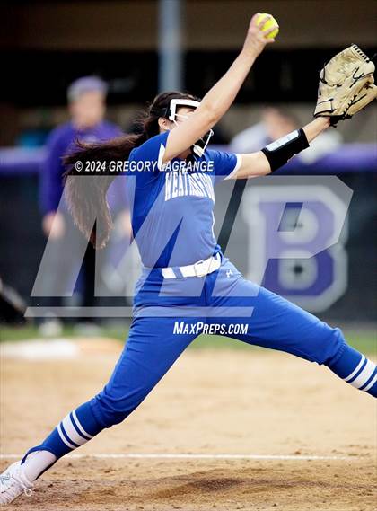 Thumbnail 1 in Weatherford vs Timber Creek (UIL 6A Softball Area Game 1) photogallery.