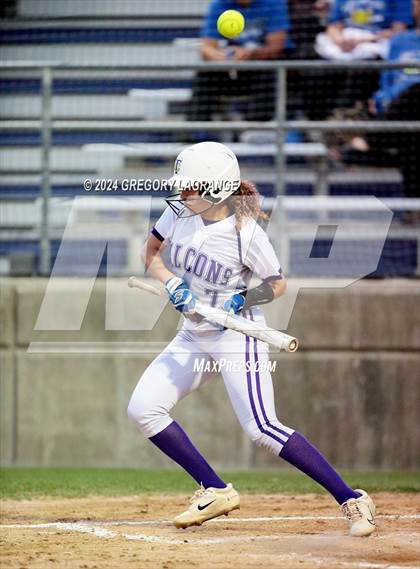 Thumbnail 1 in Weatherford vs Timber Creek (UIL 6A Softball Area Game 1) photogallery.