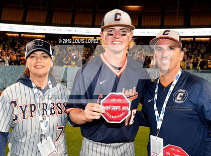Thumbnail 2 in Cypress vs. Harvard-Westlake (CIF SS DIV 1 Championship Final) photogallery.