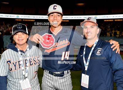 Thumbnail 1 in Cypress vs. Harvard-Westlake (CIF SS DIV 1 Championship Final) photogallery.