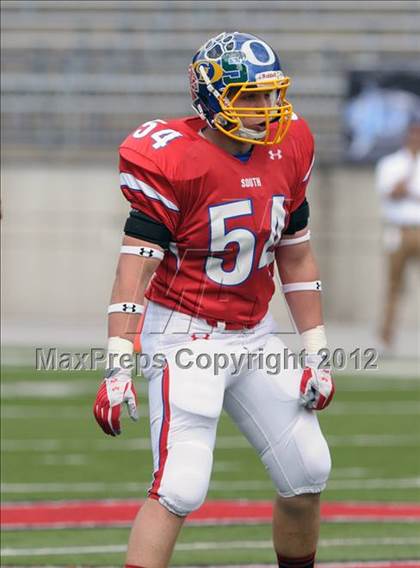 Thumbnail 2 in OHSFCA All-Star Game (Ohio North vs. Ohio South) photogallery.
