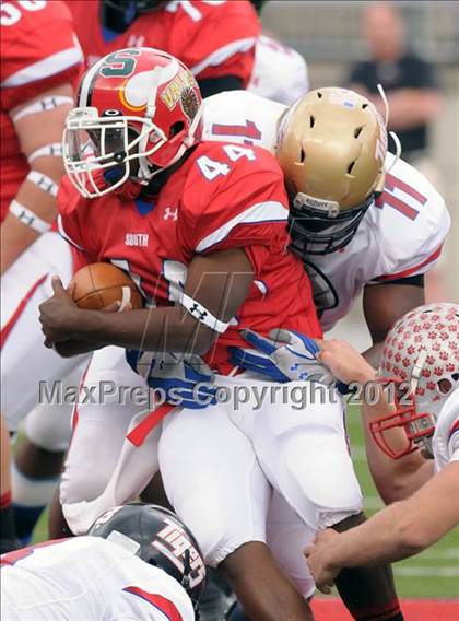 Thumbnail 3 in OHSFCA All-Star Game (Ohio North vs. Ohio South) photogallery.