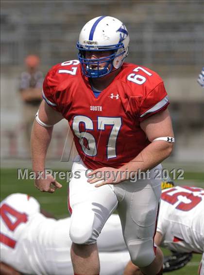 Thumbnail 3 in OHSFCA All-Star Game (Ohio North vs. Ohio South) photogallery.