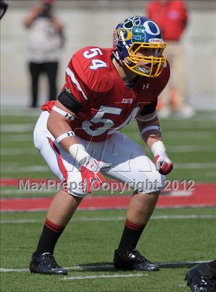 Thumbnail 2 in OHSFCA All-Star Game (Ohio North vs. Ohio South) photogallery.