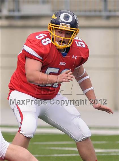 Thumbnail 2 in OHSFCA All-Star Game (Ohio North vs. Ohio South) photogallery.