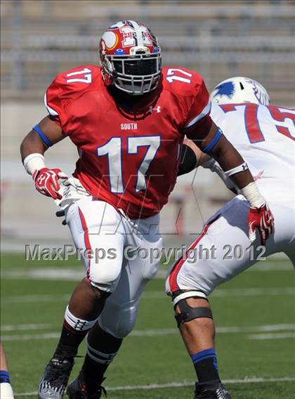 Thumbnail 3 in OHSFCA All-Star Game (Ohio North vs. Ohio South) photogallery.