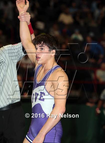 Thumbnail 3 in NYSPHSAA Championships (Division I Semifinals, 132-285 Lbs.) photogallery.