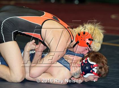 Thumbnail 1 in NYSPHSAA Championships (Division I Semifinals, 132-285 Lbs.) photogallery.