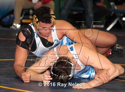 Thumbnail 3 in NYSPHSAA Championships (Division I Semifinals, 132-285 Lbs.) photogallery.