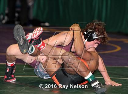 Thumbnail 1 in NYSPHSAA Championships (Division I Semifinals, 132-285 Lbs.) photogallery.