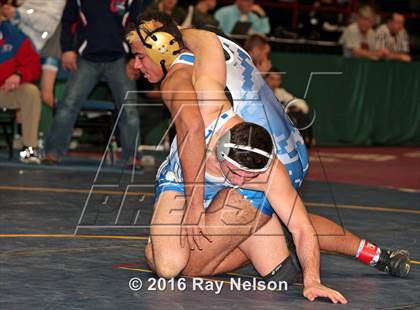 Thumbnail 2 in NYSPHSAA Championships (Division I Semifinals, 132-285 Lbs.) photogallery.