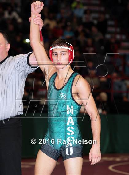 Thumbnail 2 in NYSPHSAA Championships (Division I Semifinals, 132-285 Lbs.) photogallery.
