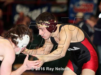 Thumbnail 2 in NYSPHSAA Championships (Division I Semifinals, 132-285 Lbs.) photogallery.