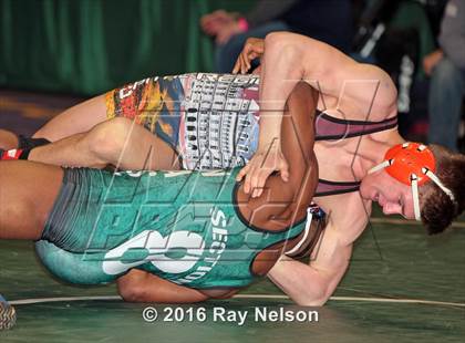 Thumbnail 2 in NYSPHSAA Championships (Division I Semifinals, 132-285 Lbs.) photogallery.