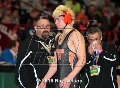 Thumbnail 3 in NYSPHSAA Championships (Division I Semifinals, 132-285 Lbs.) photogallery.