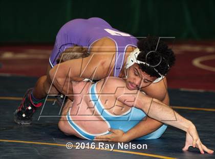 Thumbnail 3 in NYSPHSAA Championships (Division I Semifinals, 132-285 Lbs.) photogallery.