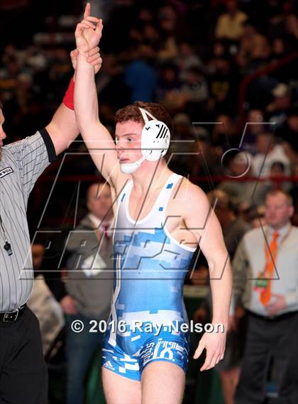 Thumbnail 3 in NYSPHSAA Championships (Division I Semifinals, 132-285 Lbs.) photogallery.