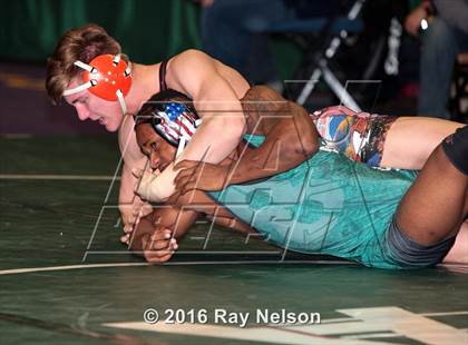 Thumbnail 3 in NYSPHSAA Championships (Division I Semifinals, 132-285 Lbs.) photogallery.