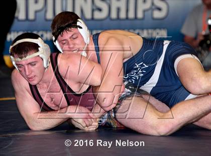 Thumbnail 3 in NYSPHSAA Championships (Division I Semifinals, 132-285 Lbs.) photogallery.