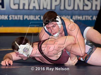 Thumbnail 2 in NYSPHSAA Championships (Division I Semifinals, 132-285 Lbs.) photogallery.